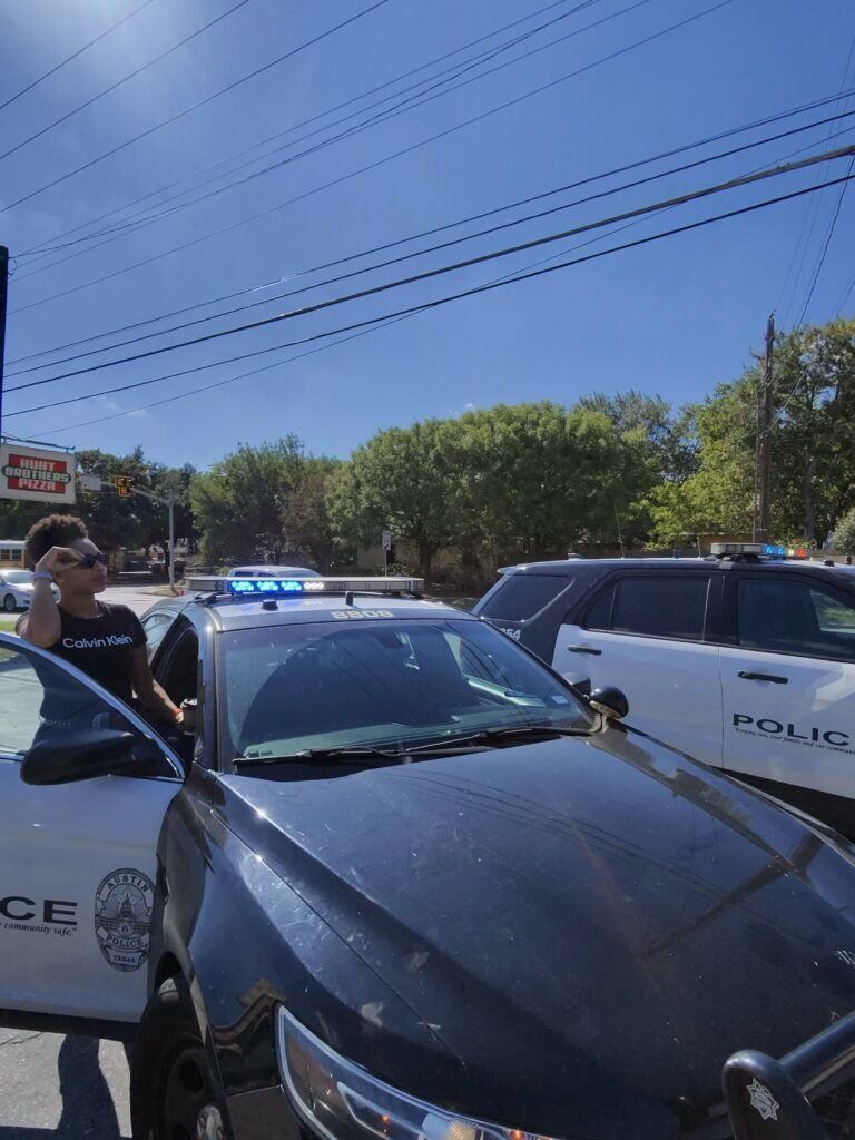 Capitã Edilânia em supervisão no serviço Ride Along